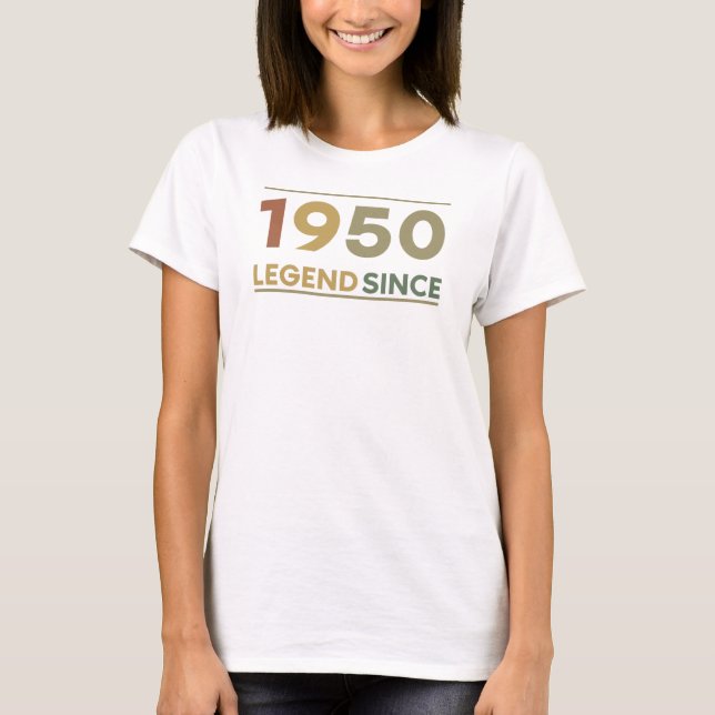 Camiseta Legend Since 1950 (Anverso)