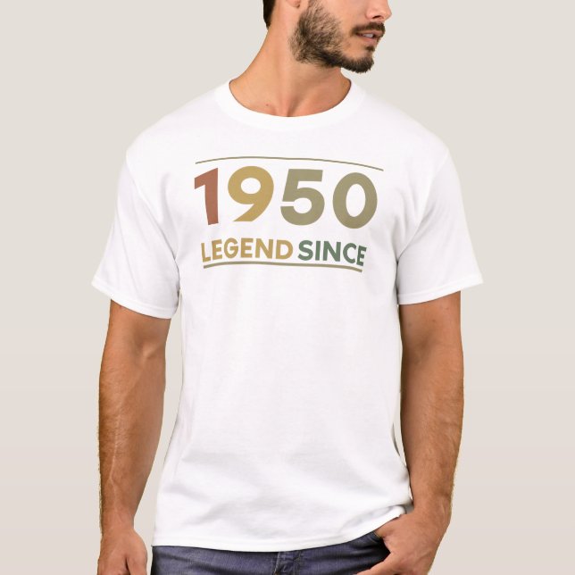 Camiseta Legend Since 1950 (Anverso)