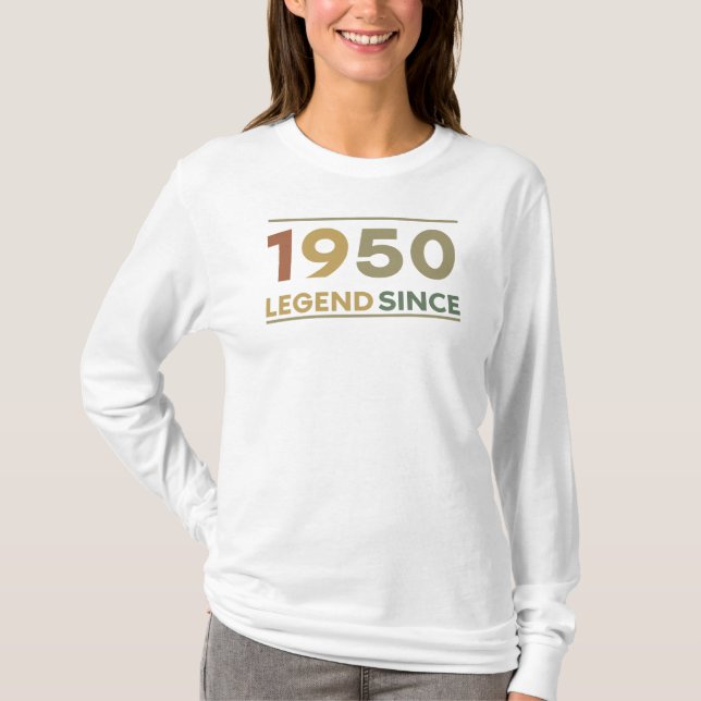Camiseta Legend Since 1950 (Anverso)