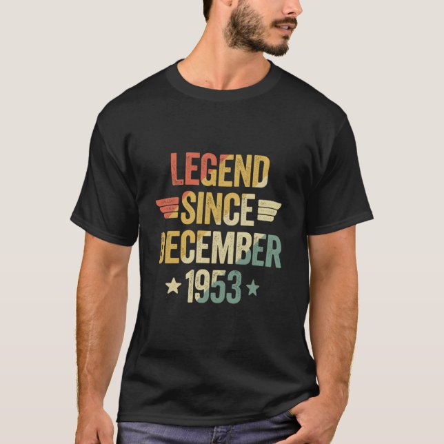 Camiseta Legend Since 1953 December (Anverso)