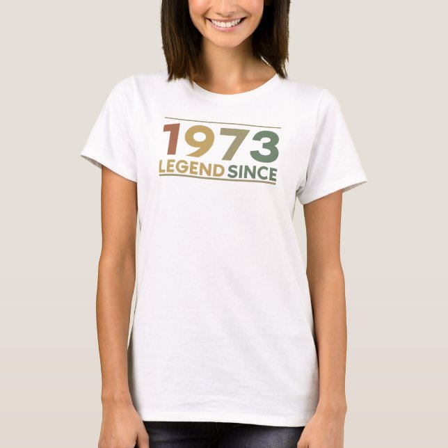 Camiseta Legend Since 1973 (Anverso)
