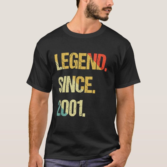 Camiseta Legend Since 2001 (Anverso)