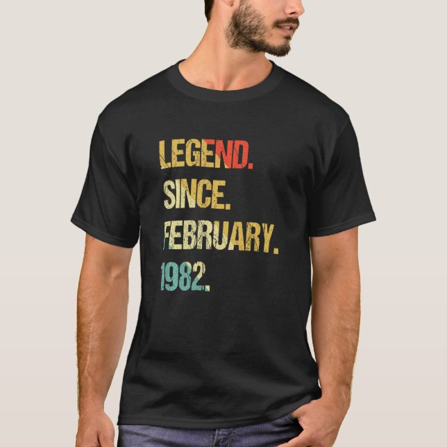 Camiseta Legend Since February 1982   (Anverso)