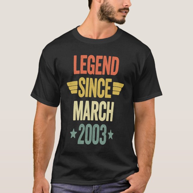 Camiseta Legend Since March 2003 (Anverso)