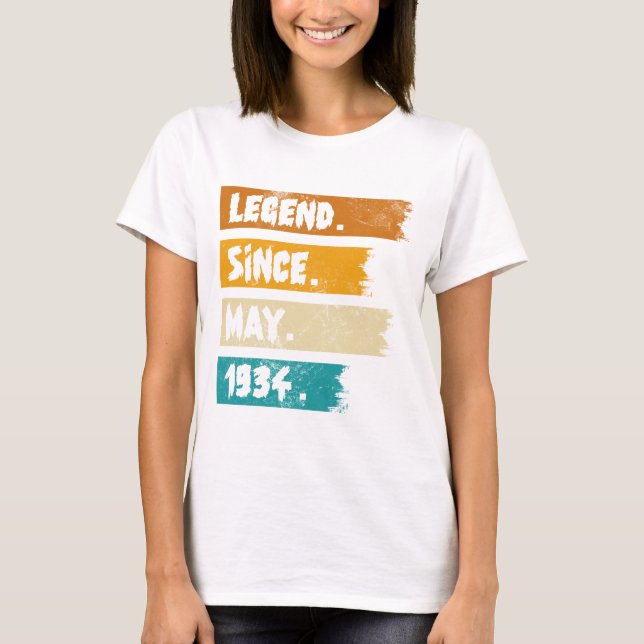 Camiseta Legend Since may 1934 (Anverso)