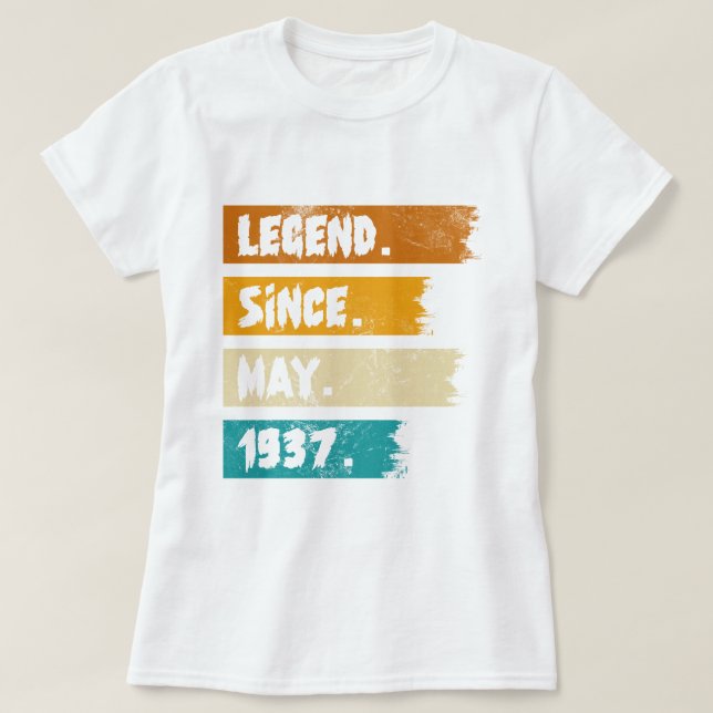 Camiseta Legend Since may 1937 (Diseño del anverso)