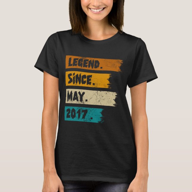 Camiseta Legend Since may 2017 (Anverso)