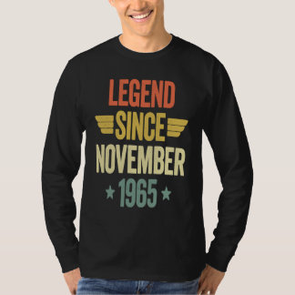Camiseta Legend Since November 1965
