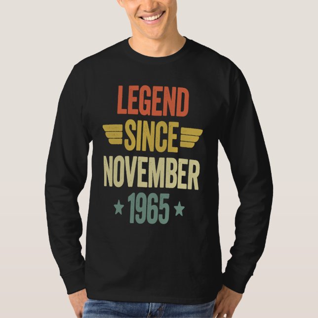 Camiseta Legend Since November 1965 (Anverso)