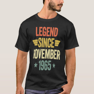 Camiseta Legend Since November 1965