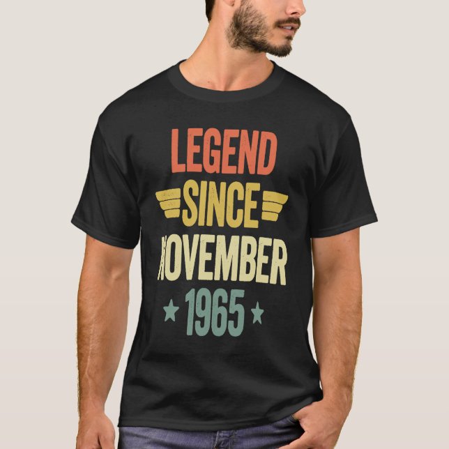 Camiseta Legend Since November 1965 (Anverso)