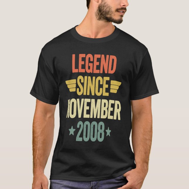 Camiseta Legend Since November 2008 (Anverso)