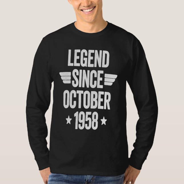 Camiseta Legend Since October 1958  1 (Anverso)