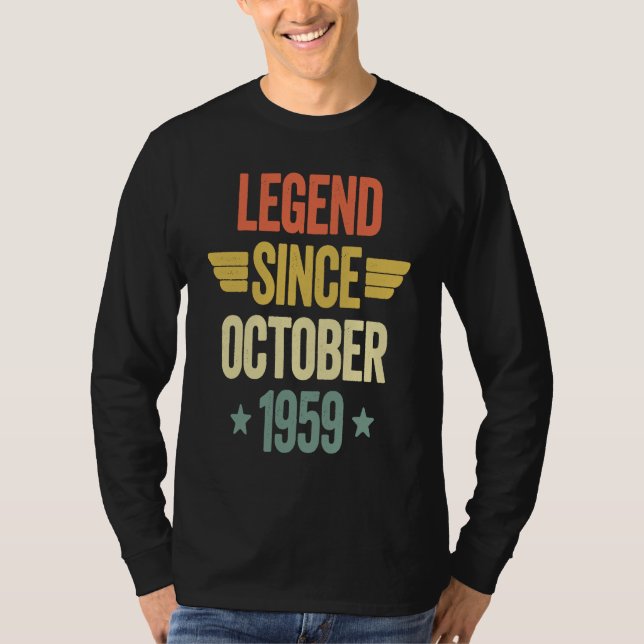 Camiseta Legend Since October 1959 (Anverso)