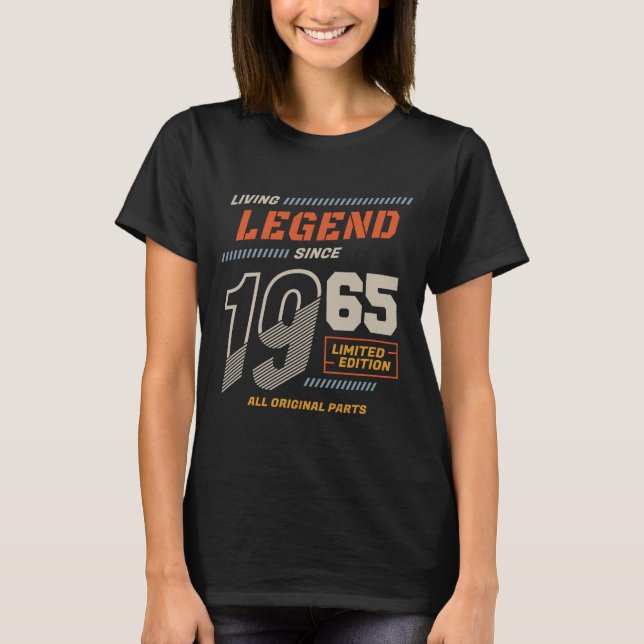 Camiseta Legend Vintage From 1965 Limited Edition (Anverso)