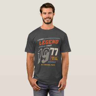 Camiseta Legend Vintage From 1977 Limited Edition