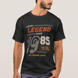 Camiseta Legend Vintage From 1985 Limited Edition