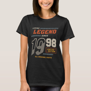 Camiseta Legend Vintage From 1998 Limited Edition
