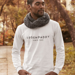 Camiseta LegenDaddy desde para legendarios dads minimalista