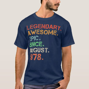 Camiseta Legendaria e impresionante épica desde agosto de 1