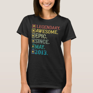 Camiseta Legendaria e impresionante épica desde el 9 de may