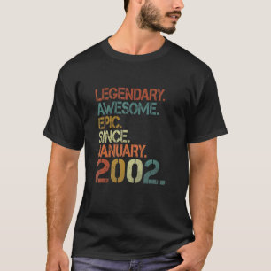 Camiseta Legendaria e impresionante épica desde enero de 20