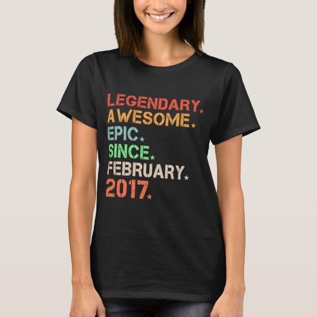 Camiseta Legendaria e impresionante épica desde febrero de  (Anverso)