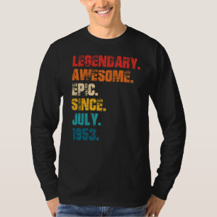 Camiseta Legendaria e impresionante épica desde julio de 19