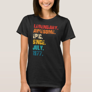 Camiseta Legendaria e impresionante épica desde julio de 19