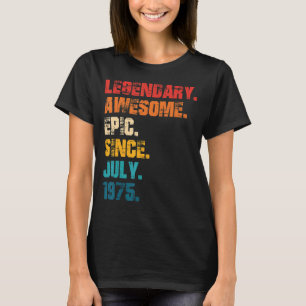 Camiseta Legendaria e impresionante épica desde julio de 19