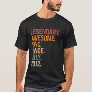 Camiseta Legendaria e impresionante épica desde julio de 20