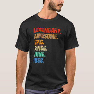 Camiseta Legendaria e impresionante épica desde junio de 19