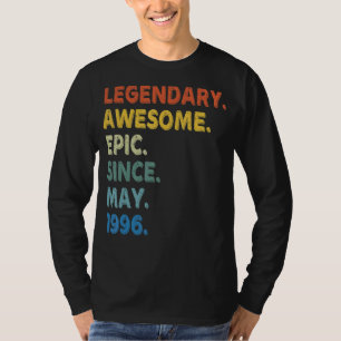 Camiseta Legendaria e impresionante épica desde mayo de 199