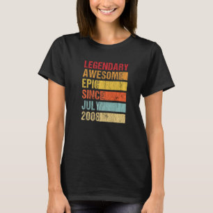 Camiseta Legendaria e impresionante épica vintage desde jul