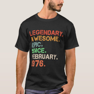 Camiseta Legendaria Epic Awaluz Desde Febrero De 1976 Retro