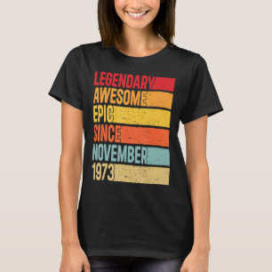 Camiseta Legendaria Épica de 49 años de edad asombrosa desd