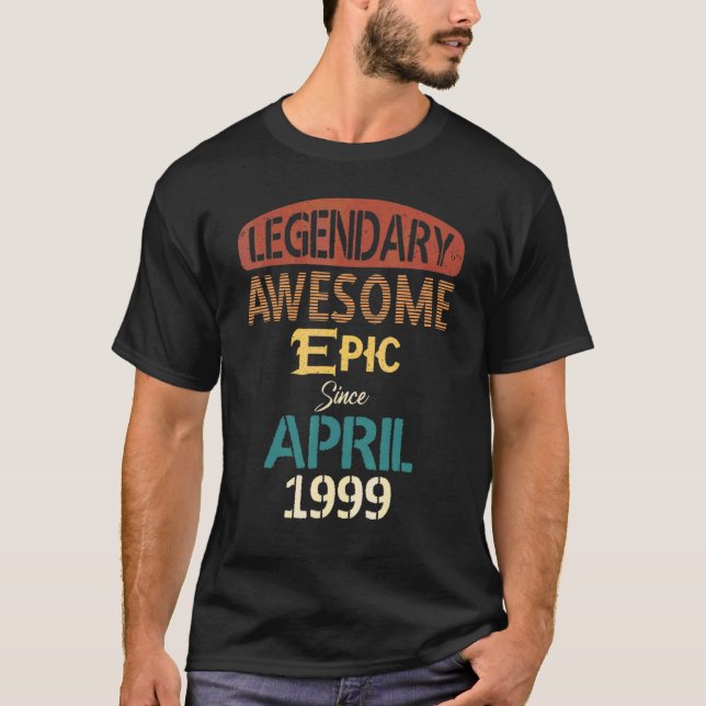Camiseta Legendaria epopeya asombrosa desde abril de 1999 2 (Anverso)
