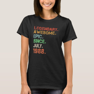 Camiseta Legendaria epopeya asombrosa desde el nacimiento r