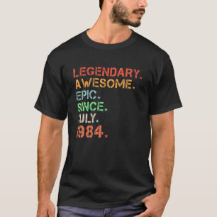 Camiseta Legendaria epopeya asombrosa desde el nacimiento r