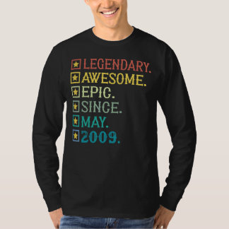 Camiseta Legendaria epopeya asombrosa desde mayo de 2009 13