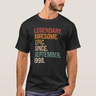 Camiseta Legendaria epopeya asombrosa desde septiembre de 1