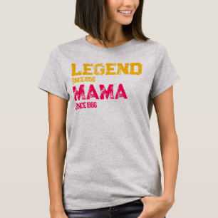 Camiseta Legendaria Mama Vintage Día de la Madre