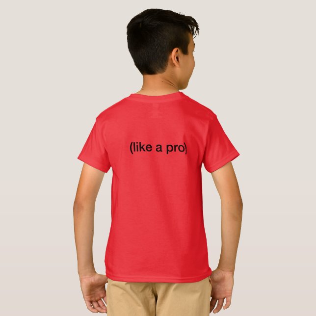 Camiseta Legendario (como un profesional) (Reverso completo)