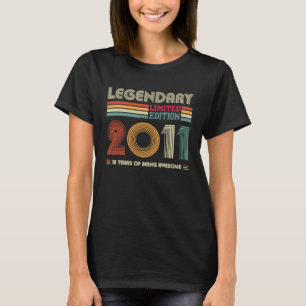 Camiseta Legendario de 12 años 2011 Retro 12º cumpleaños