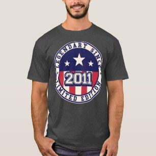Camiseta Legendario de 12 años desde 2011 12º cumpleaños