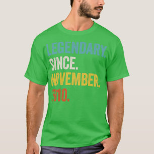 Camiseta Legendario de 12 años desde noviembre de 2010 12th