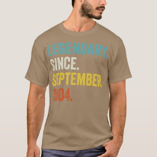 Camiseta Legendario de 18 años desde septiembre de 2004 18a