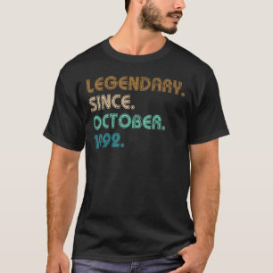 Camiseta Legendario de 30 años desde octubre de 1992 30th B