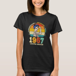 Camiseta Legendario de 55 años desde 1967 asombroso 55º nac
