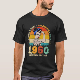 Camiseta Legendario De 62 Años Desde 1960 Maravilloso 62º N